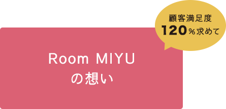 Room MIYU の想い